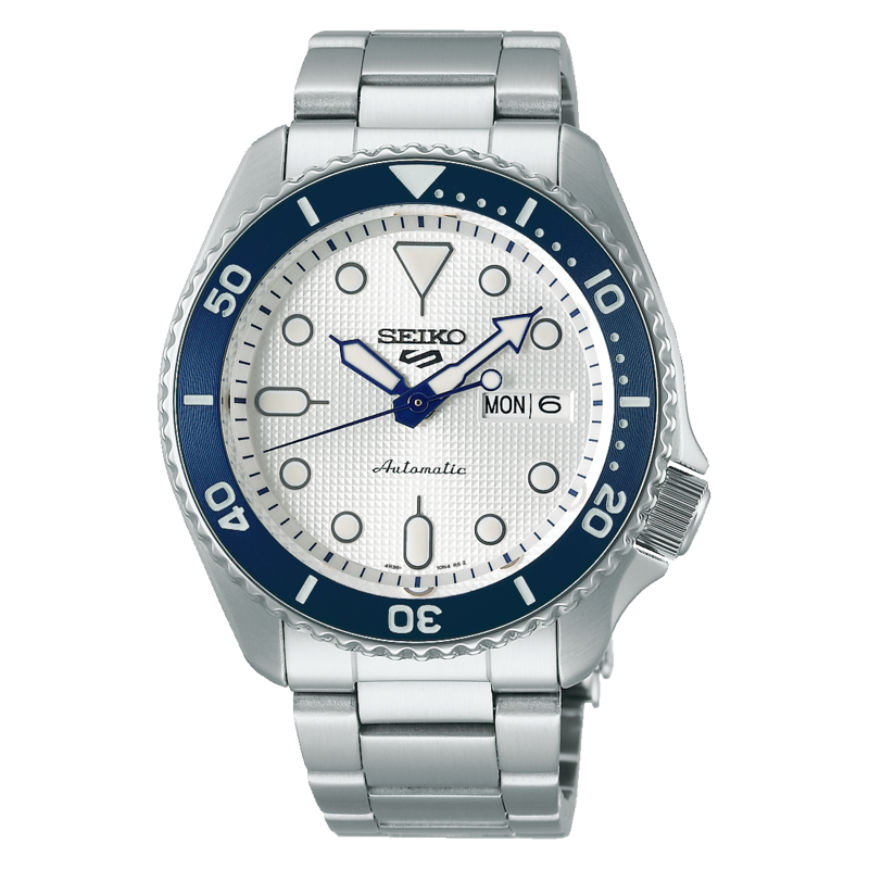 Seiko 5 Sports White Dial 39MM Automatic SRPG47