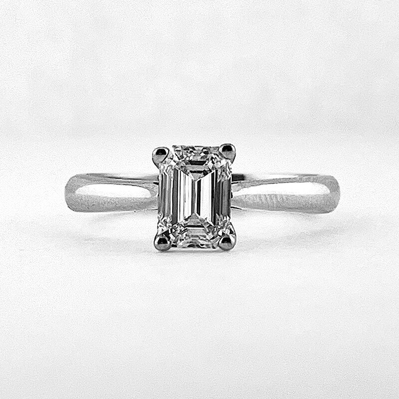 Emerald Cut Engagement Ring