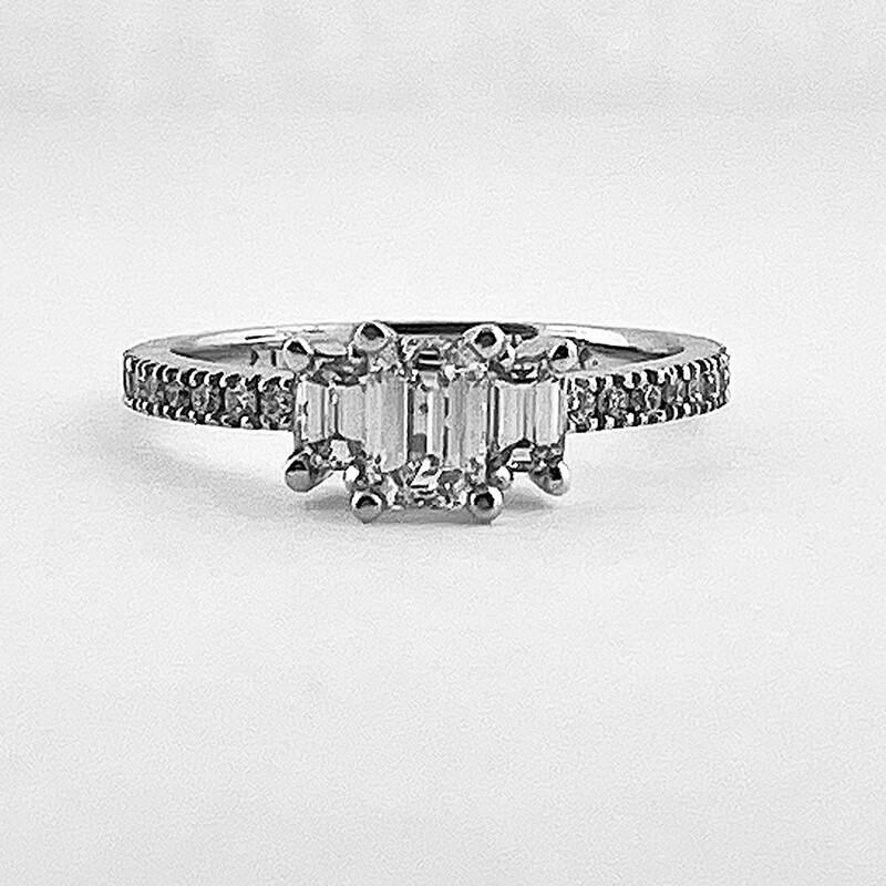 Emerald Cut Engagement Ring