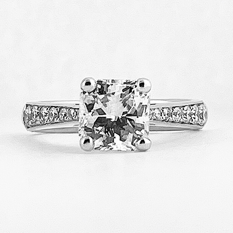 Radiant Cut Engagement Ring