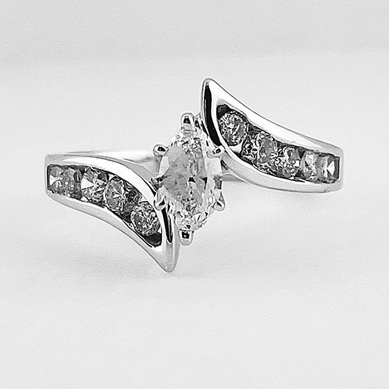 Marquis Cut Engagement Ring