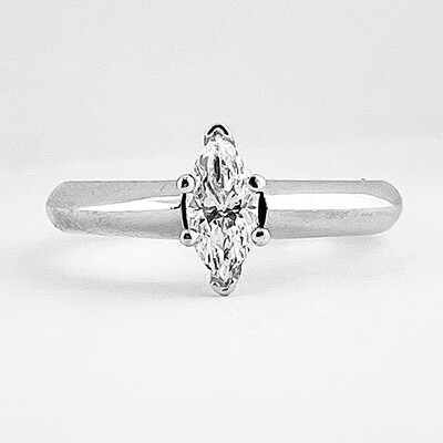 Marquis Cut Engagement Ring