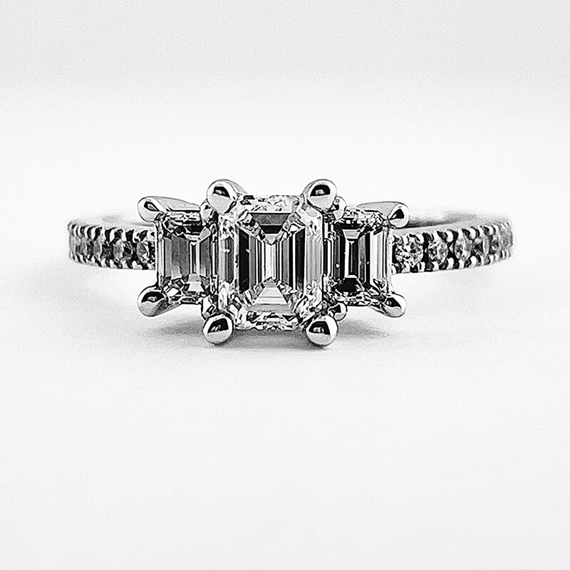 Emerald Cut Engagement Ring