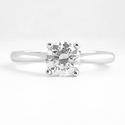 Round Cut Solitaire Engagement Ring Round Cut Solitaire Engagement Ring