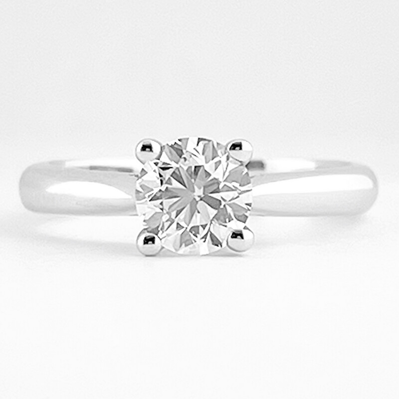 Round Cut Solitaire Engagement Ring Round Cut Solitaire Engagement Ring