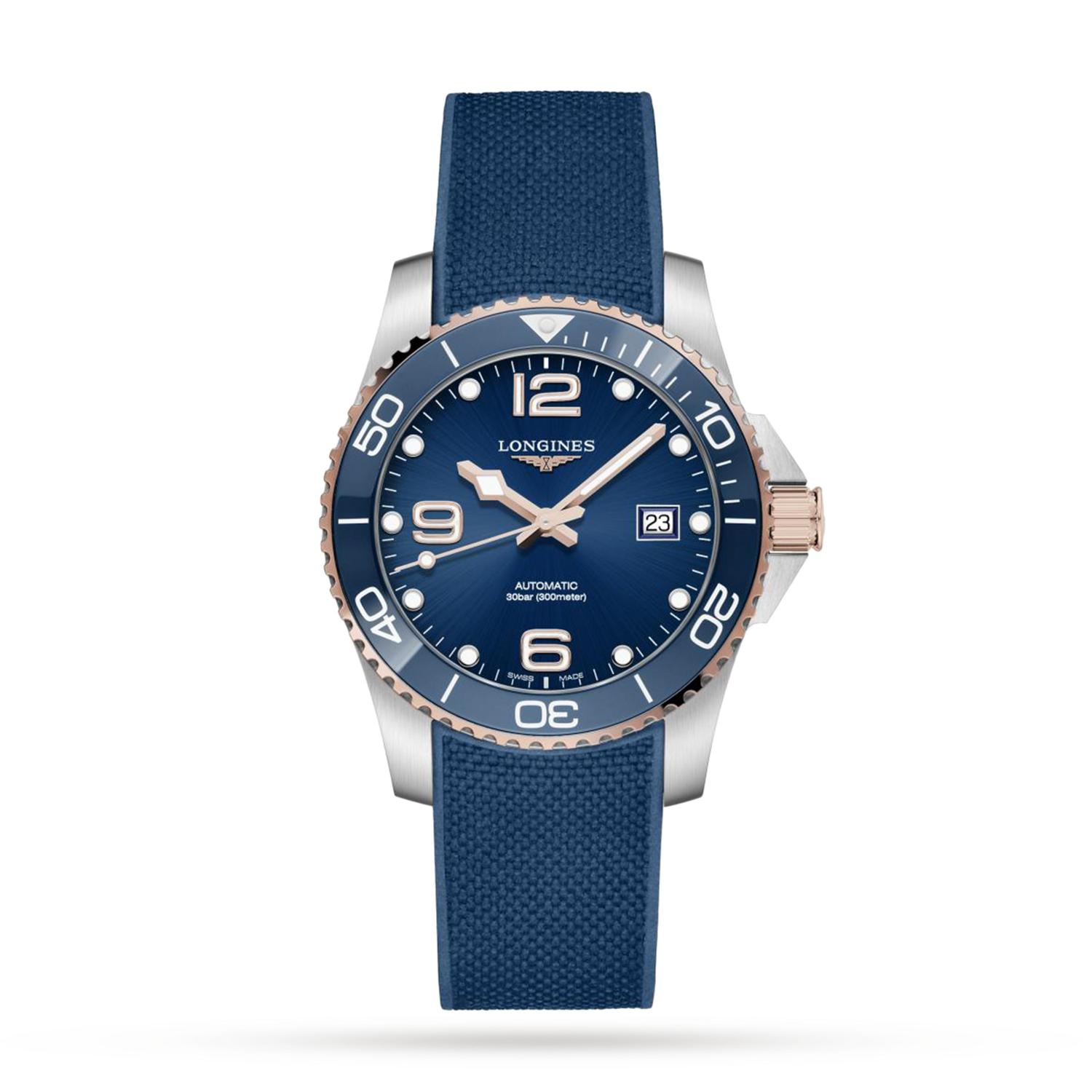 HydroConquest Blue Dial 41MM Automatic Stainless Steel/PVD Diving Watch L37813989