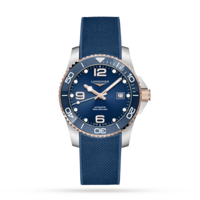 HydroConquest Blue Dial 41MM Automatic Stainless Steel/PVD Diving Watch L37813989