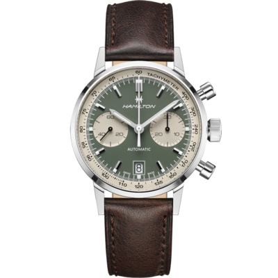 American Classic IntraMatic Olive Dial 40MM Automatic Chrono H38416560