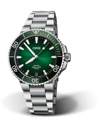 Oris Aquis Date Calibre 400 Green Dial 41.5MM Automatic