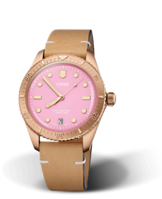 Oris Aquis Divers Sixty-Five Pink Dial 38MM Automatic