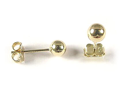 10K Yellow Gold Ball Stud Earrings 10K Yellow Gold Ball Stud Earrings