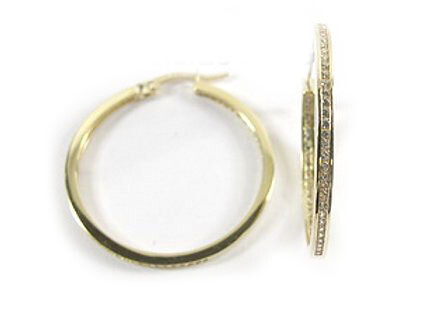 10K Yellow Gold C.Z Cubic Earrings 10K Yellow Gold C.Z Cubic Earrings