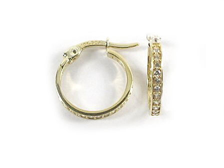 10K Yellow Gold C.Z Cubic Earrings 10K Yellow Gold C.Z Cubic Earrings