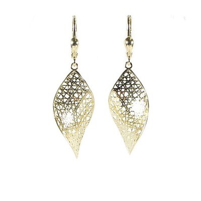 10K Yellow Gold Dangle Earrings