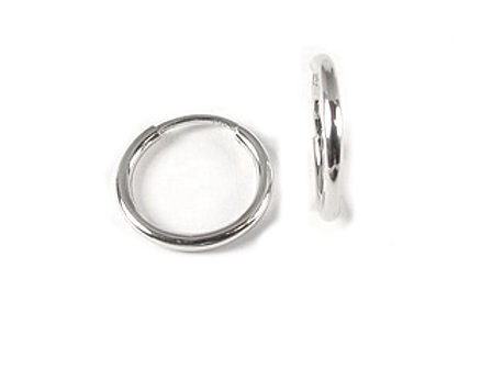 10K White Gold Polished Sleeper Earrings 10K White Gold Polished Sleeper Earrings