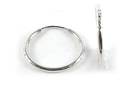 10K White Gold Polished Sleeper Earrings 10K White Gold Polished Sleeper Earrings