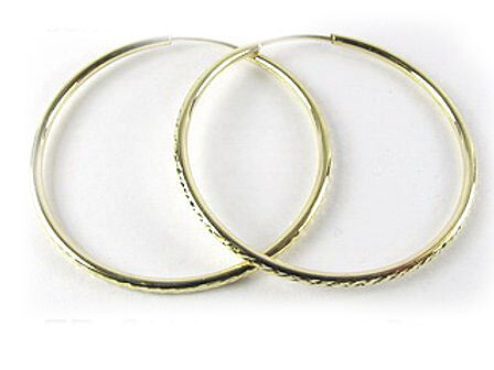10K Yellow Gold Shimmer Cut Sleeper Earrings 10K Yellow Gold Shimmer Cut Sleeper Earrings