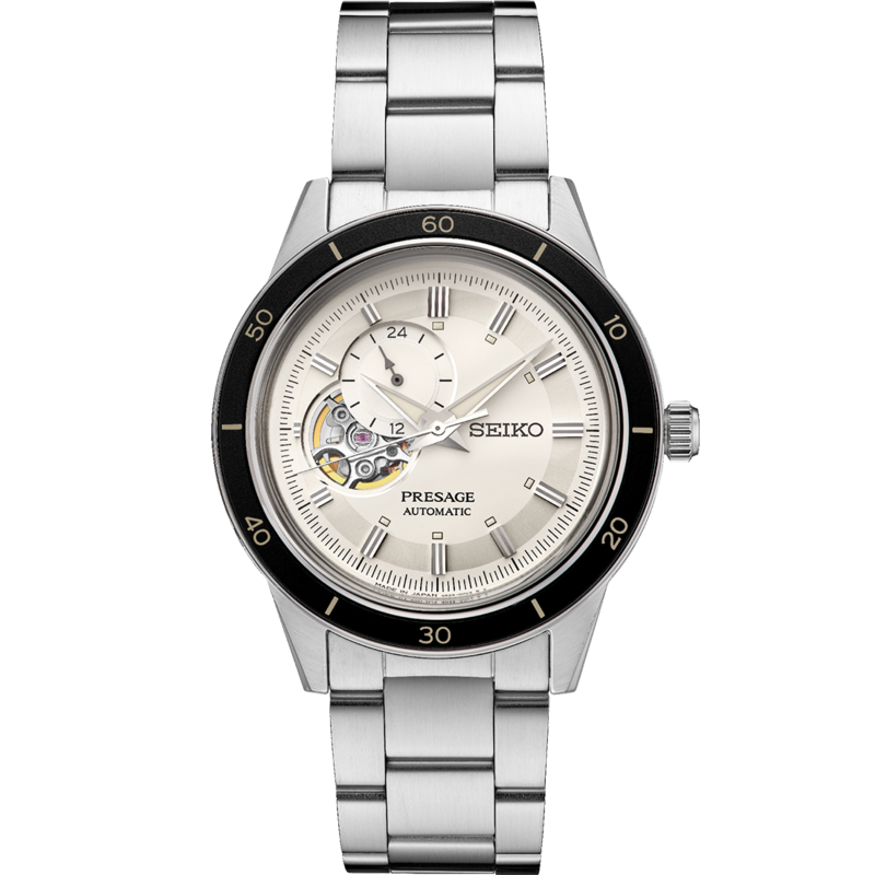 Presage Silver Open Heart Dial 41MM Automatic SSA423