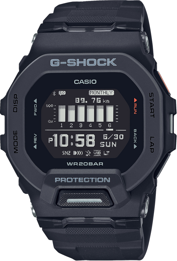G-SHOCK GBD200-1 POWER TRAINER MEN&#39;S WATCH