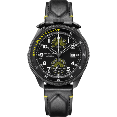 Khaki Aviation Black Dial 46MM Automatic Takeoff Auto Chrono - Limited Edition H76776733