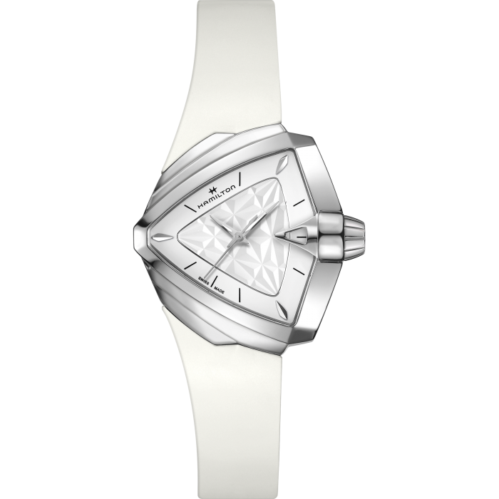 Ventura S White Dial 35MM Quartz H24251310