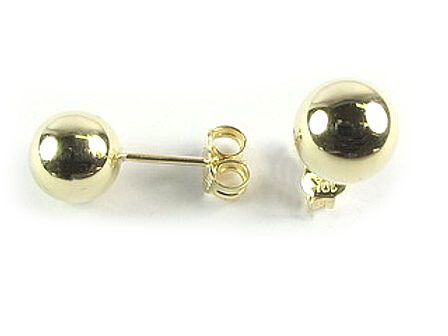 10K Yellow Gold Ball Stud Earrings 10K Yellow Gold Ball Stud Earrings