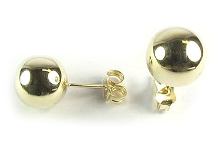 10K Yellow Gold Polished Ball Stud Earrings 10K Yellow Gold Polished Ball Stud Earrings