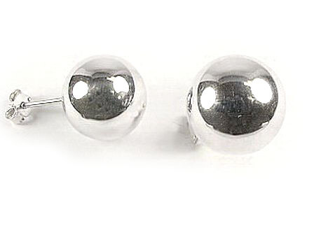 10K White Gold Polished Ball Stud Earrings 10K White Gold Polished Ball Stud Earrings