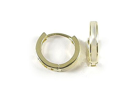 10K Yellow Gold Polished Huggy Earrings 10K Yellow Gold Polished Huggy Earrings