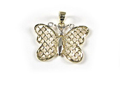 10K Yellow Gold Butterfly Pendant 10K Yellow Gold Butterfly Pendant