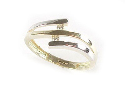 10K Yellow Gold Multi Layer Ring C.Z 10K Yellow Gold Multi Layer Ring C.Z