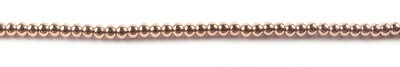 10K Rose Gold Smooth Ball Bracelet 10K Rose Gold Smooth Ball Bracelet