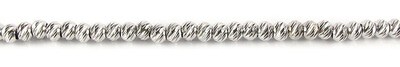 10K White Gold Fancy Ball Bracelet 10K White Gold Fancy Ball Bracelet