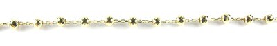 10K Yellow Gold Simple Ball Link Ball Bracelet 10K Yellow Gold Simple Ball Link Ball Bracelet
