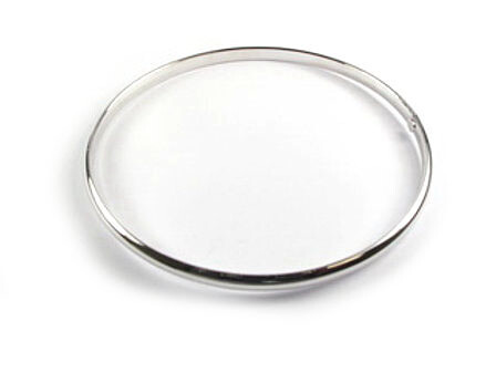 10K White Gold Smooth Bangle Bracelet 10K White Gold Smooth Bangle Bracelet