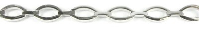 10K Simple Link White Gold Bracelet 10K Simple Link White Gold Bracelet