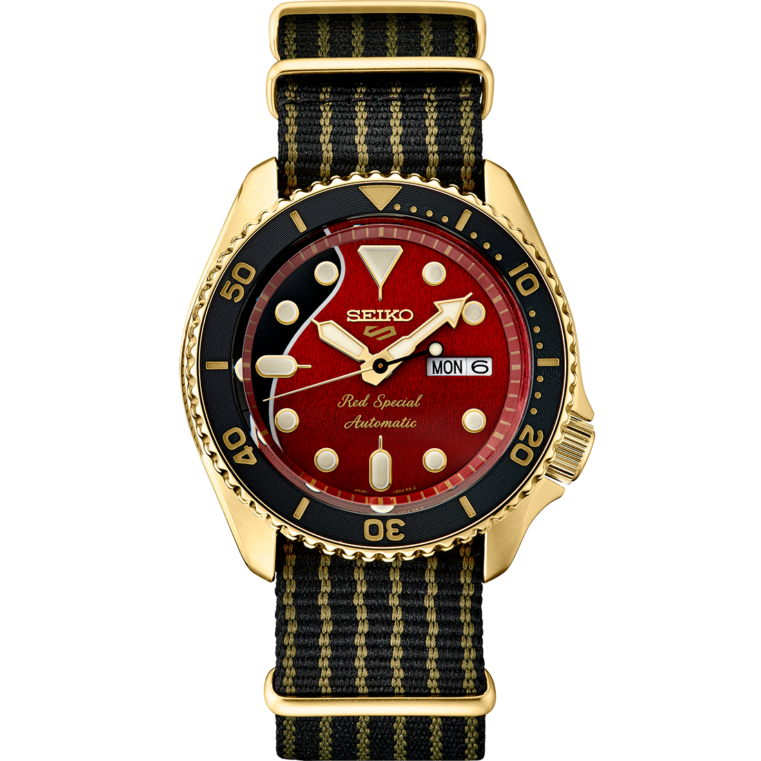 Seiko 5 Brian May Red Dial 43 MM Automatic SRPH80 Limited Edition