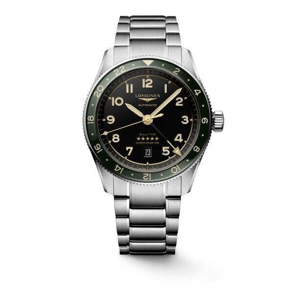 Longines Spirit Zulu Time Black Dial 42 MM Automatic L38124636