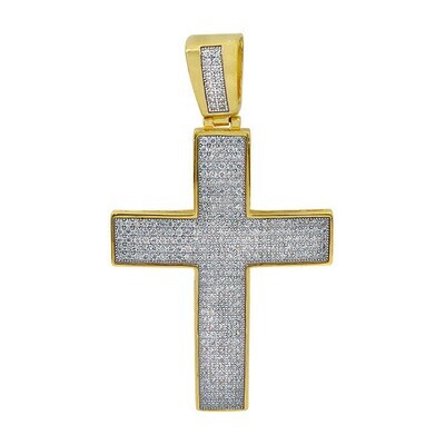 SILVER RELIGIOUS WITH CUBIC ZIRCONIA