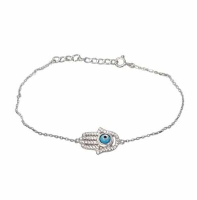 SILVER BRACELETS WITH CUBIC ZIRCONIA