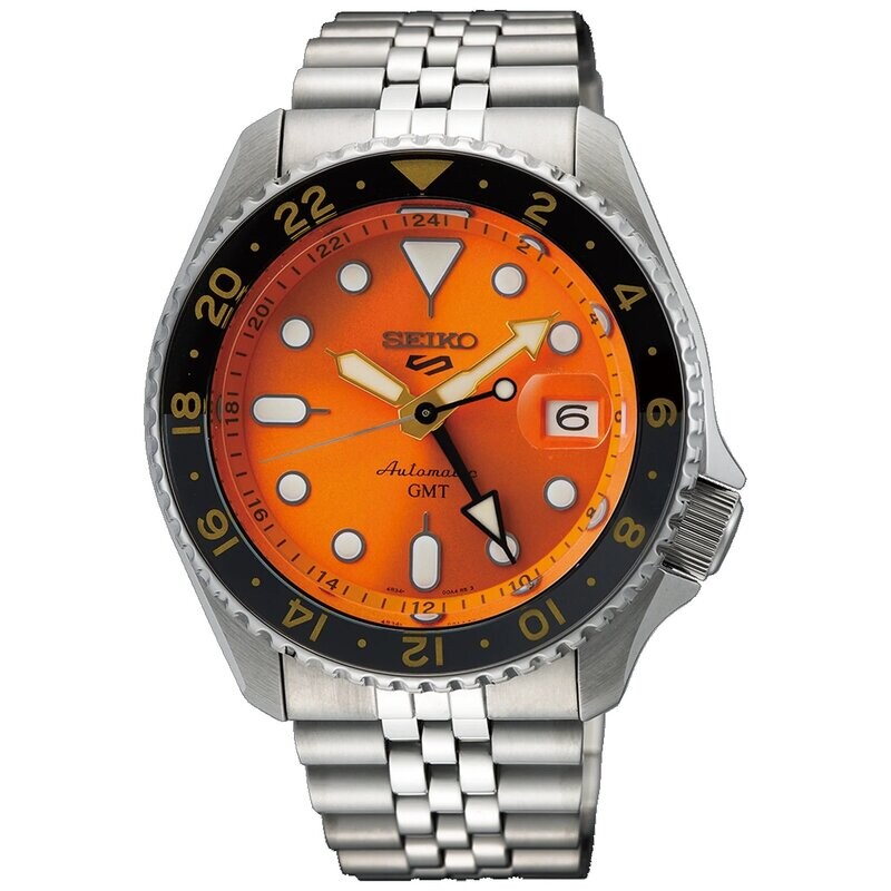 Seiko 5 Sports GMT Orange Dial 43MM Automatic SSK005