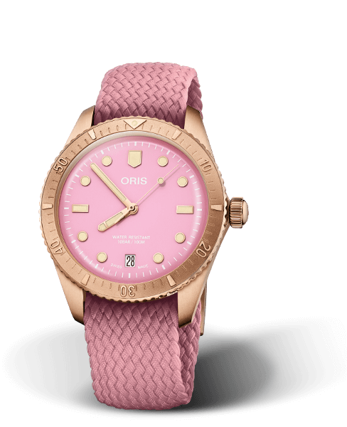 Oris Aquis Divers Sixty-Five Pink Dial 38MM Automatic