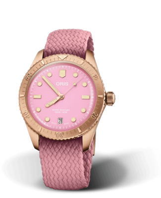 Oris Aquis Divers Sixty-Five Pink Dial 38MM Automatic