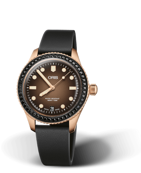 Oris Aquis Bronze Herzog Loibner Edition Brown Dial 36MM Automatic