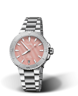 Oris Aquis Date Pink Dial 37MM Automatic