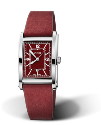 Oris Rectangular Red Dial 26MM Automatic