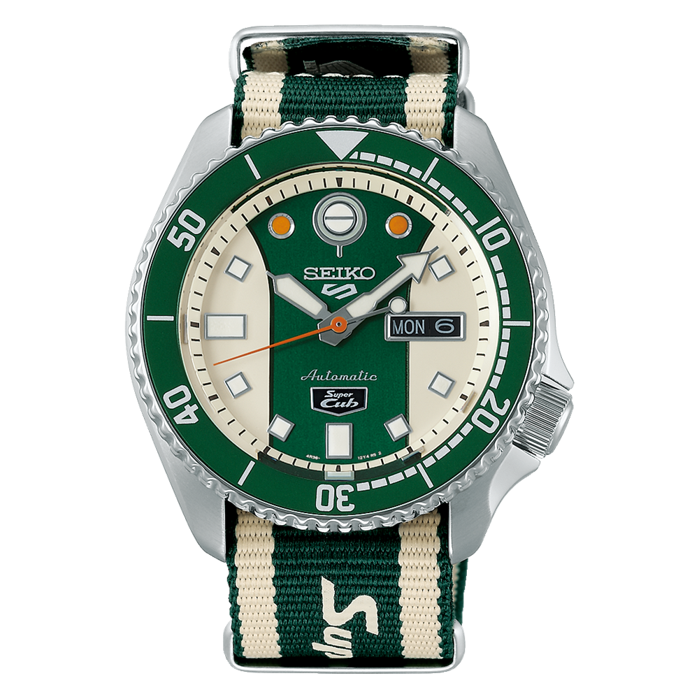 Seiko 5 Sports 43MM Super Cub Honda Limited Edition SRPJ49