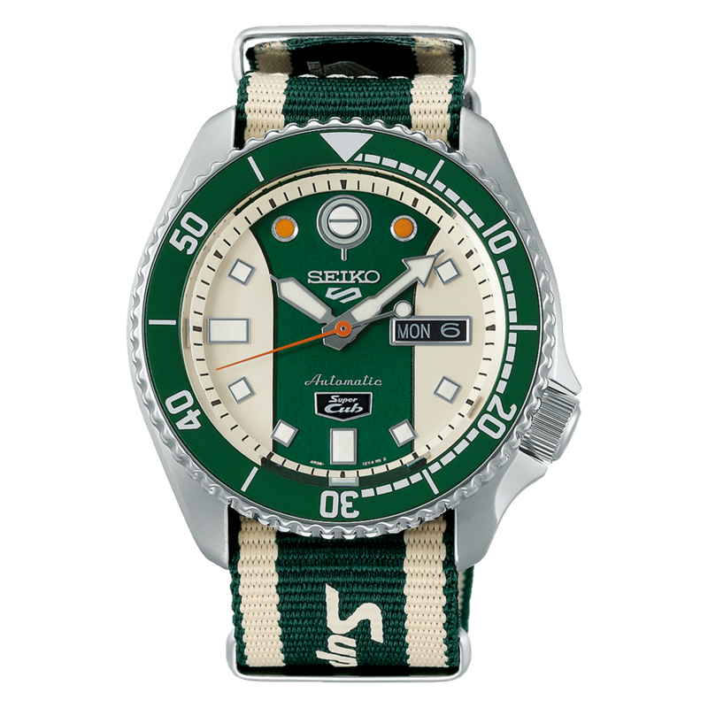 Seiko 5 Sports 43MM Super Cub Honda Limited Edition SRPJ49