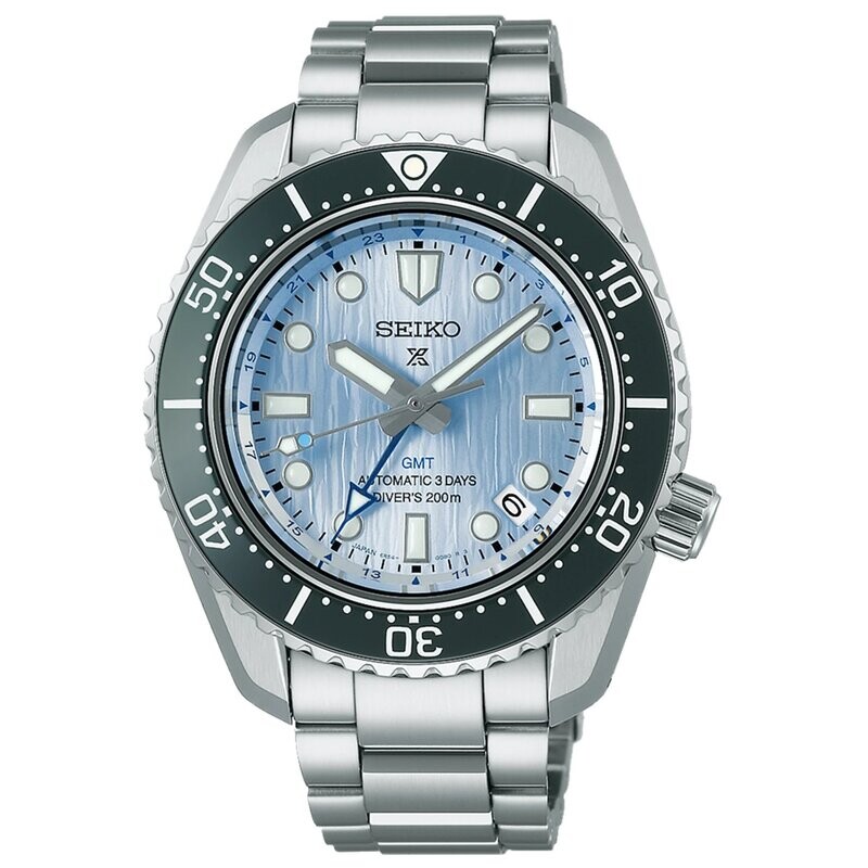 Seiko Prospex Blue Dial 42MM 1968 Re-Craft GMT 110th Anniversary &#39;Glacier Blue&#39; Limited Edition Automatic SPB385J1