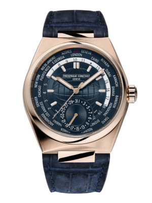 Highlife Worldtimer Manufacture 41MM Blue Dial Automatic FC-718BL4NH9